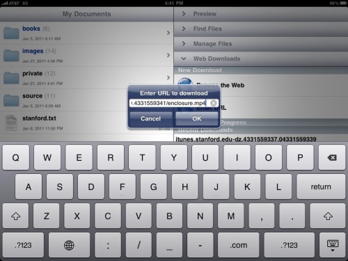 Enter URL to download
