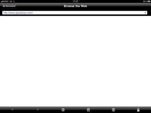 Enter www.glasskeys.com