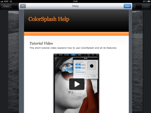 Short tutorial video.