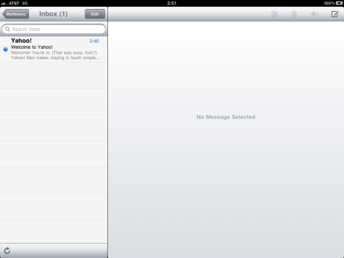 Email account opening.