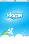 Skype "splash" screen.