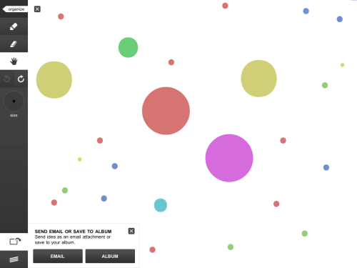 Image may be emailed or saved in album.