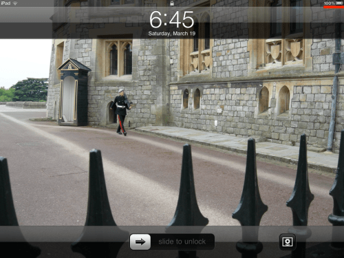 iPad is now fully charged.