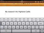 Starting new document on Highland cattle.