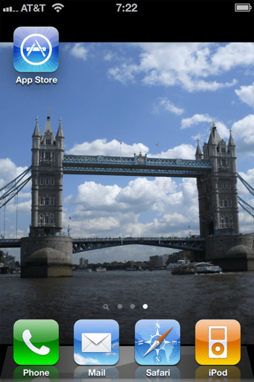 Home screen iPhone background image.