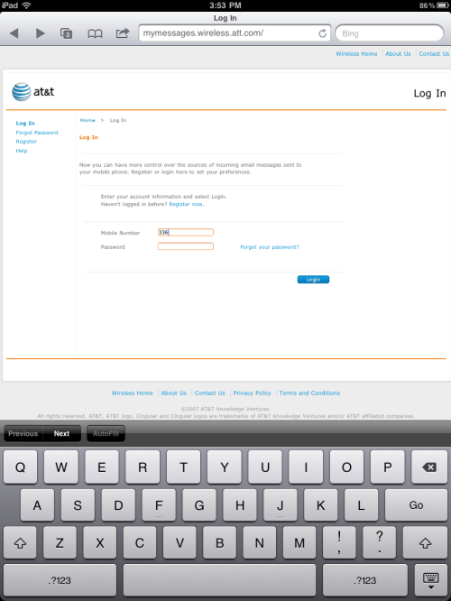 Login using mobile number.