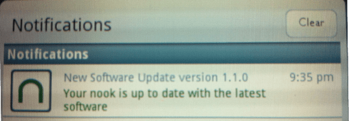 Message displayed after ∩ button pressed.