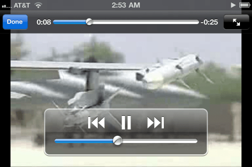 Eject iPhone in iTunes, then enjoy video.
