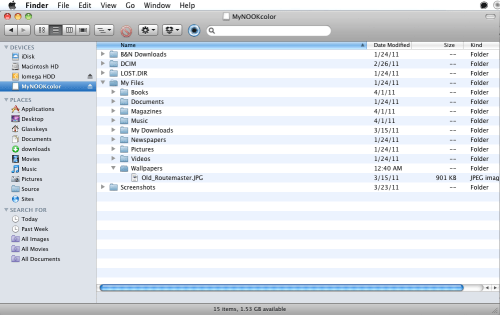 Click eject before disconnecting cable.