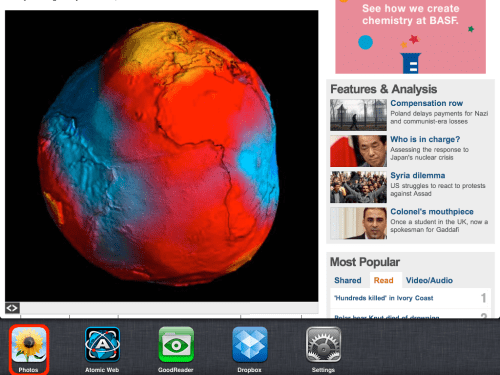 Open Photos application.