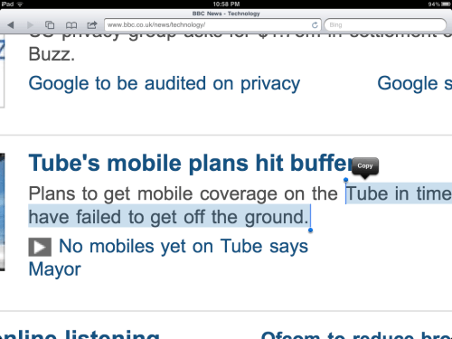 Reposition second blue handle.