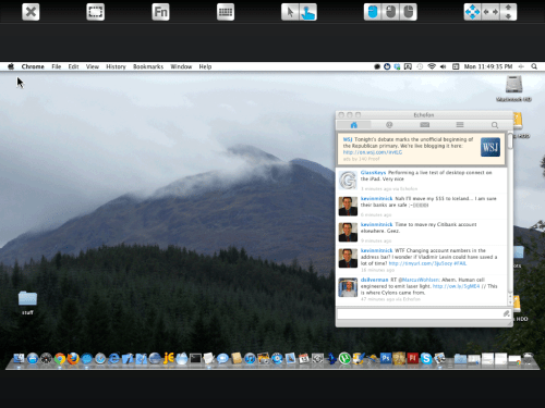 Entire desktop can be visible.