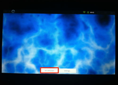 Select Set wallpaper when done.