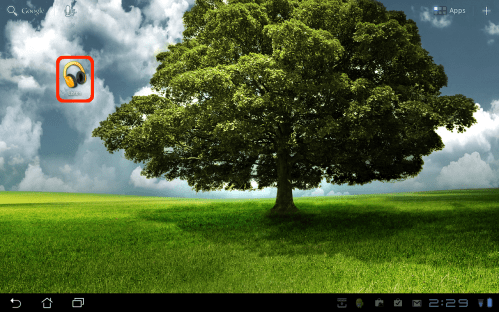 Google Listen application.