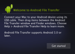 Android File Transfer app directions.