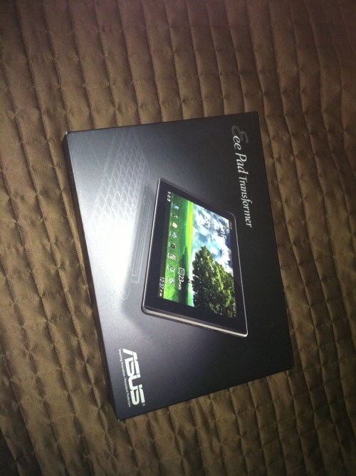 ASUS EEE Pad Transformer 101 box.