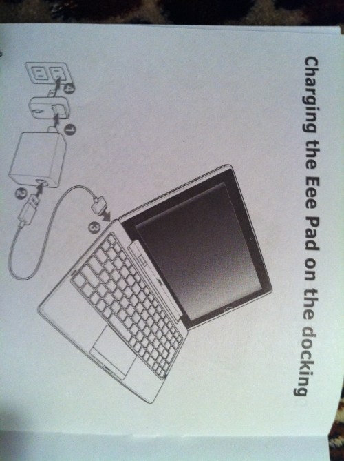 How to charge whilst docked.