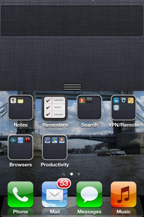 Home screen obscura.
