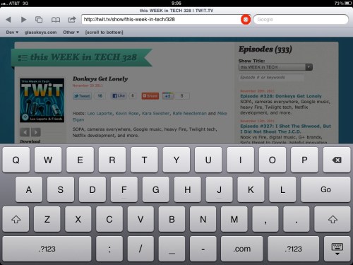 Clear the address bar.