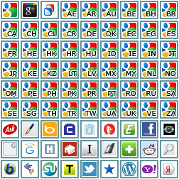 Referrer icons.