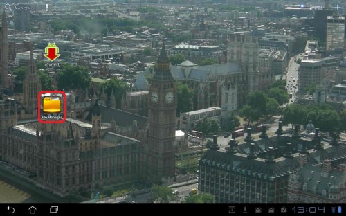 Open the File Manager app.