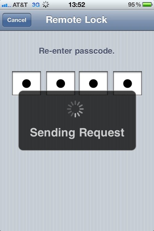 Re-enter the passcode once more for verification.