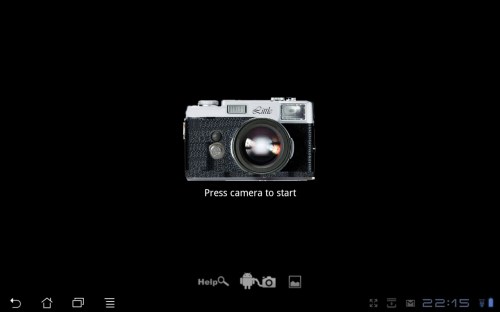 Little Photo main menu.