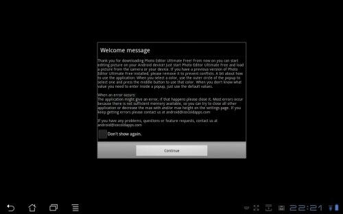 The first of many messages.