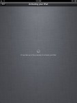 Activating iPad.