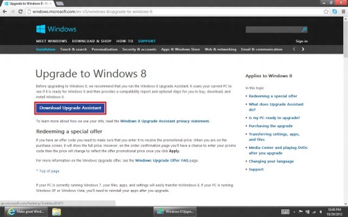 Download Upgrade Assistant.