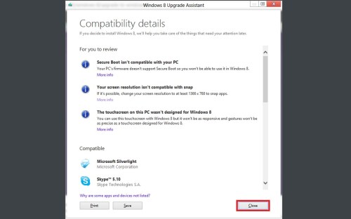 Compatibility details.