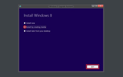 Creating install media.